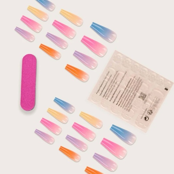 Rainbow coffin nails - Picture 3 of 6